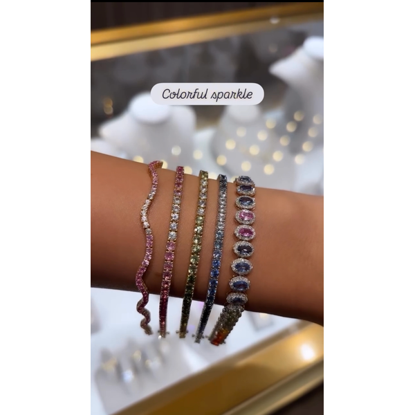 Colored Stone Bracelet Image 2 Mollys Jewelers Brooklyn, NY