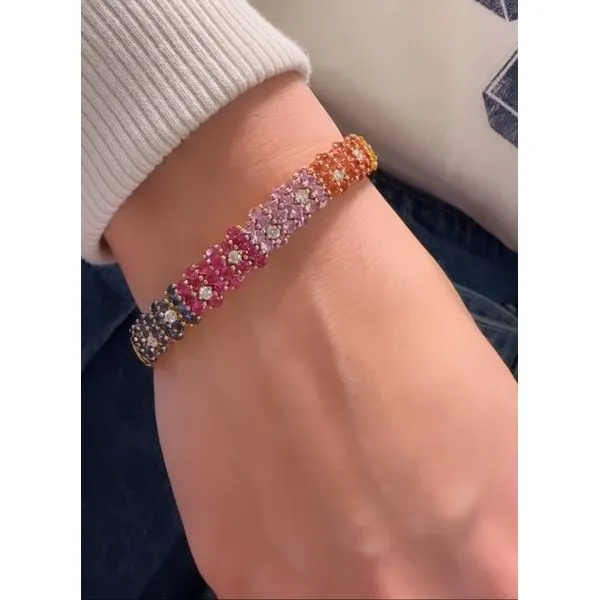 Colored Stone Bracelet Image 3 Mollys Jewelers Brooklyn, NY