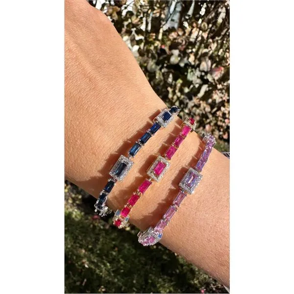 Ruby Radiance Bracelet – Yellow Gold with Diamonds Image 3 Mollys Jewelers Brooklyn, NY