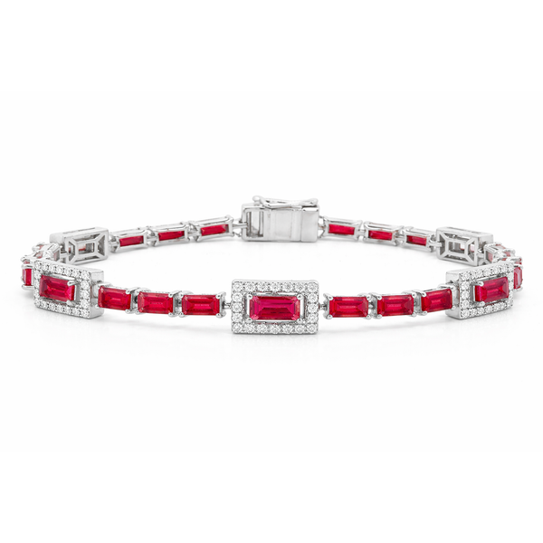 Ruby Radiance Bracelet – Yellow Gold with Diamonds Mollys Jewelers Brooklyn, NY