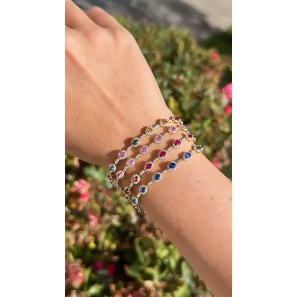 Colored Stone Bracelet Image 2 Mollys Jewelers Brooklyn, NY