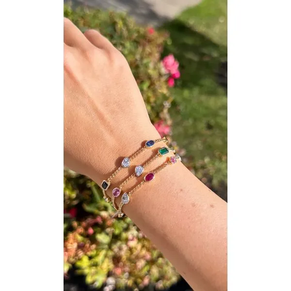 Colored Stone Bracelet Image 2 Mollys Jewelers Brooklyn, NY