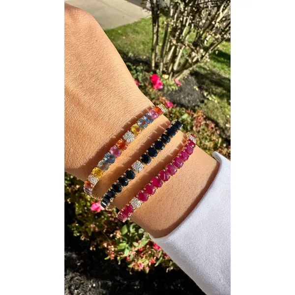 Colored Stone Bracelet Image 2 Mollys Jewelers Brooklyn, NY
