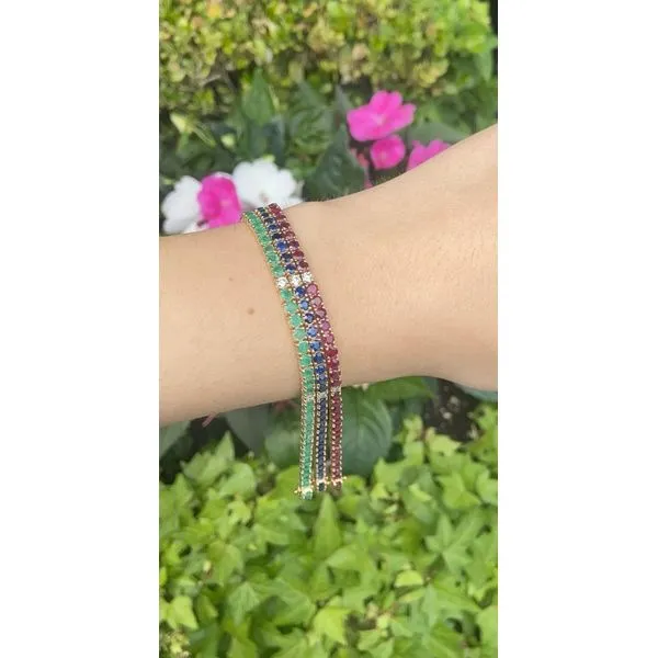 Colored Stone Bracelet Image 2 Mollys Jewelers Brooklyn, NY