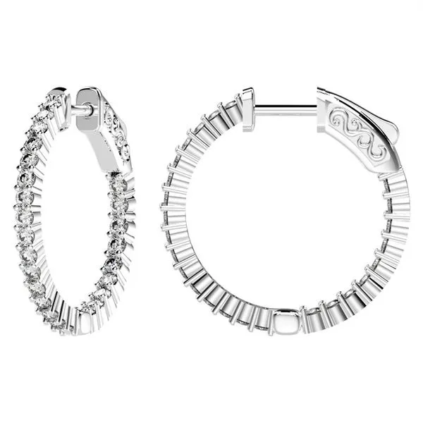 Diamond Hoop Mollys Jewelers Brooklyn, NY