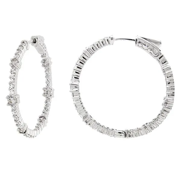 Diamond Hoop Mollys Jewelers Brooklyn, NY