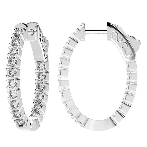 Diamond Hoop Mollys Jewelers Brooklyn, NY