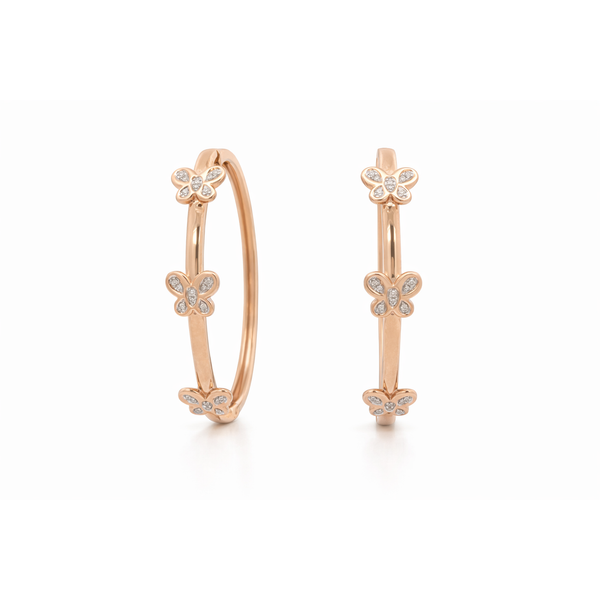 Diamond Hoop Mollys Jewelers Brooklyn, NY