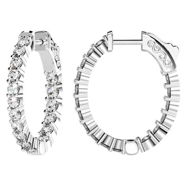 Diamond Hoop Mollys Jewelers Brooklyn, NY