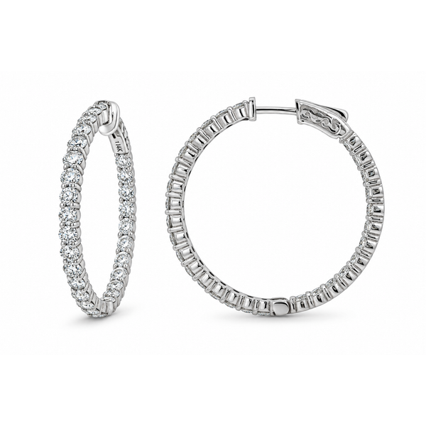 Diamond Hoop Mollys Jewelers Brooklyn, NY