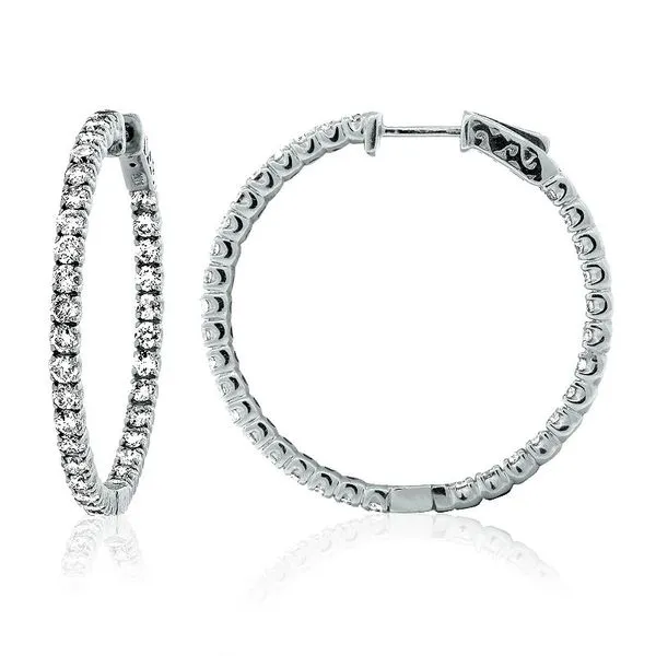 Diamond Hoop Mollys Jewelers Brooklyn, NY