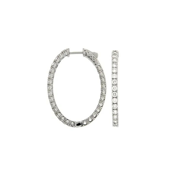 Diamond Hoop Mollys Jewelers Brooklyn, NY