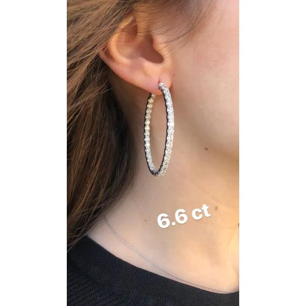 Diamond Hoop Mollys Jewelers Brooklyn, NY