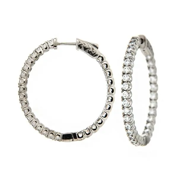 Diamond Hoop Mollys Jewelers Brooklyn, NY