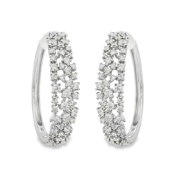 Diamond Hoop Mollys Jewelers Brooklyn, NY