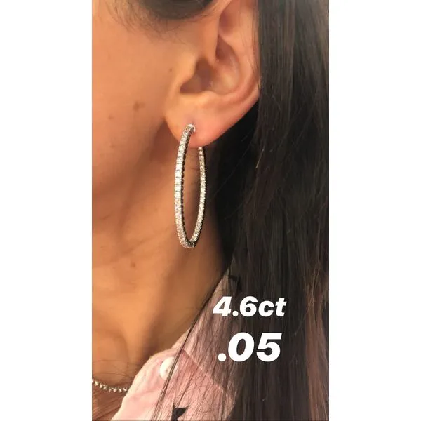 Diamond Hoop Mollys Jewelers Brooklyn, NY