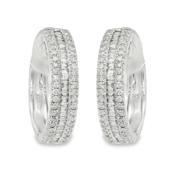 Diamond Hoop Mollys Jewelers Brooklyn, NY