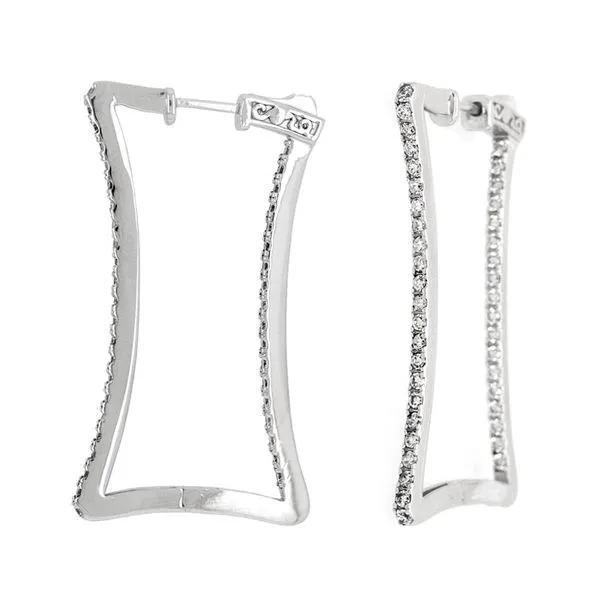 Diamond Hoop Mollys Jewelers Brooklyn, NY