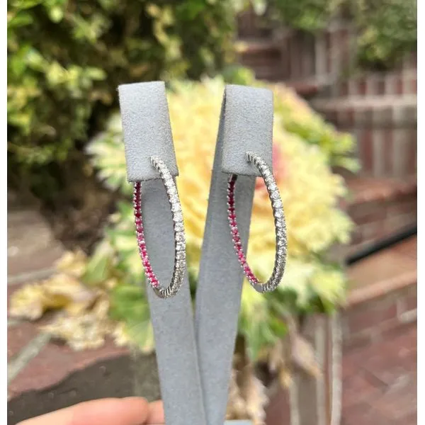 Diamond Hoop Mollys Jewelers Brooklyn, NY