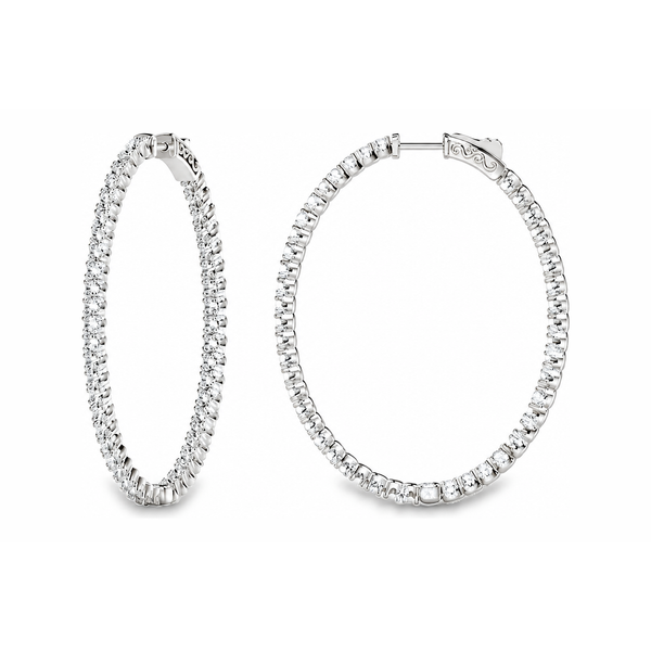 Diamond Hoop Mollys Jewelers Brooklyn, NY