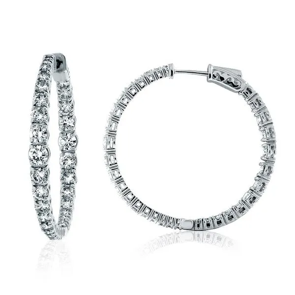 Diamond Hoop Mollys Jewelers Brooklyn, NY