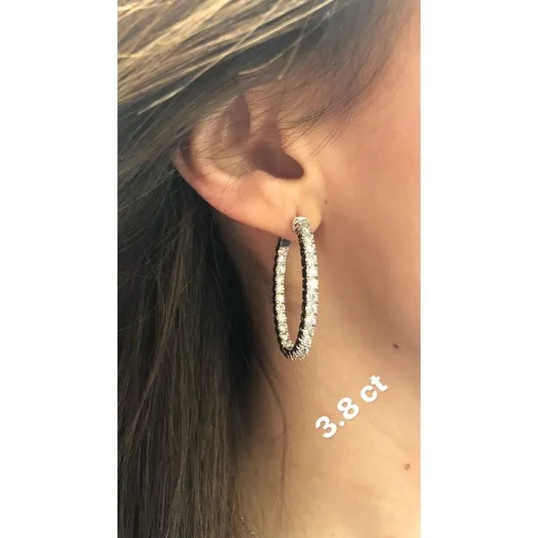 Diamond Hoop Mollys Jewelers Brooklyn, NY