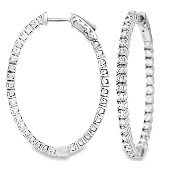 Diamond Hoop Mollys Jewelers Brooklyn, NY