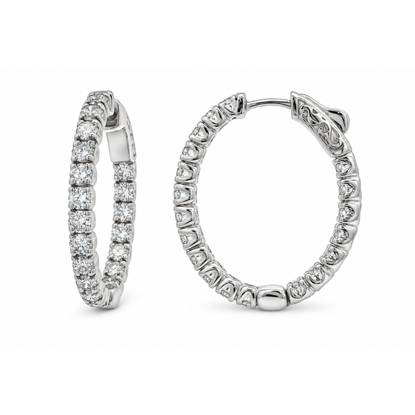 Diamond Hoop Mollys Jewelers Brooklyn, NY