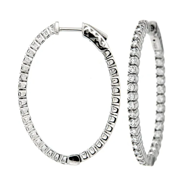 Diamond Hoop Mollys Jewelers Brooklyn, NY
