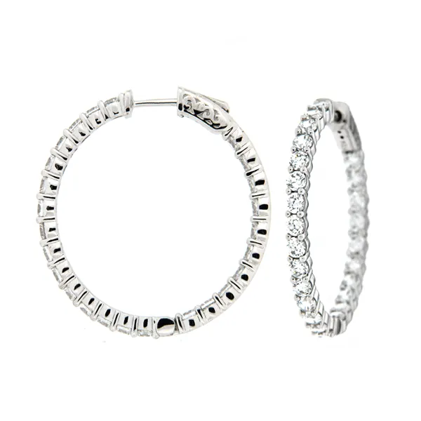 Diamond Hoop Mollys Jewelers Brooklyn, NY
