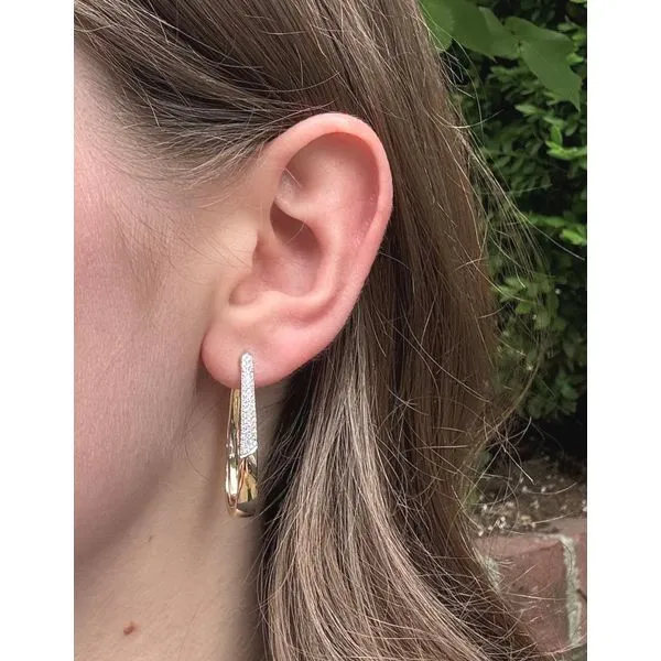 Diamond Hoop Mollys Jewelers Brooklyn, NY