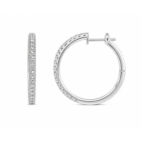 Diamond Hoop Mollys Jewelers Brooklyn, NY