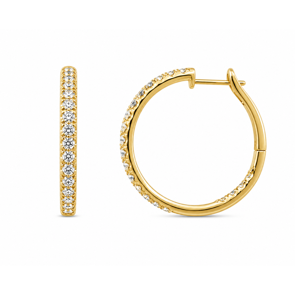 Diamond Hoop Mollys Jewelers Brooklyn, NY