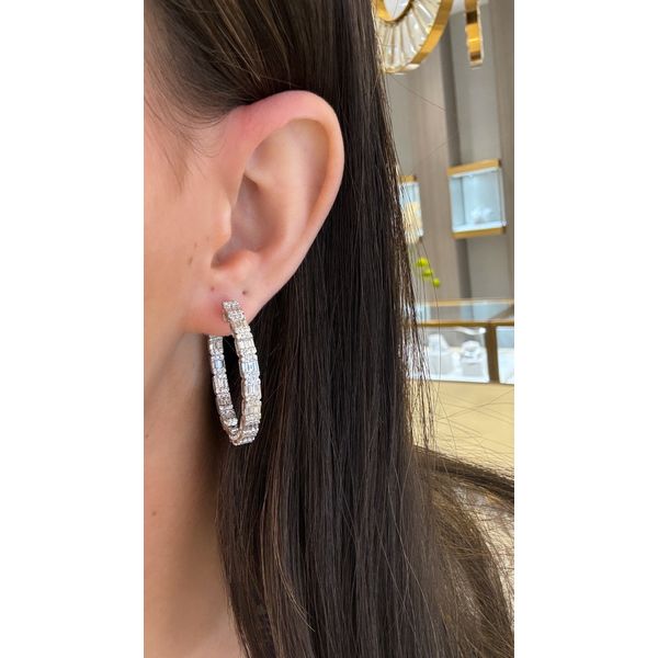 Diamond Hoop Mollys Jewelers Brooklyn, NY