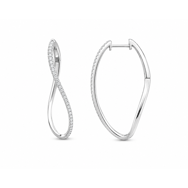 Diamond Hoop Mollys Jewelers Brooklyn, NY
