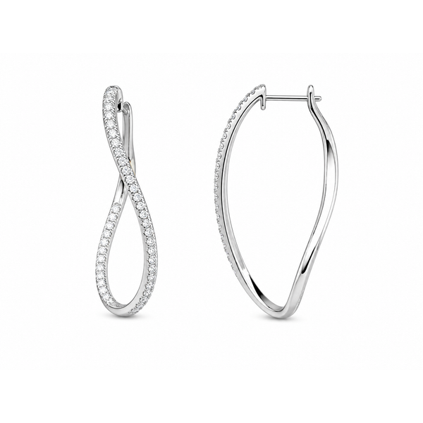 Diamond Hoop Mollys Jewelers Brooklyn, NY