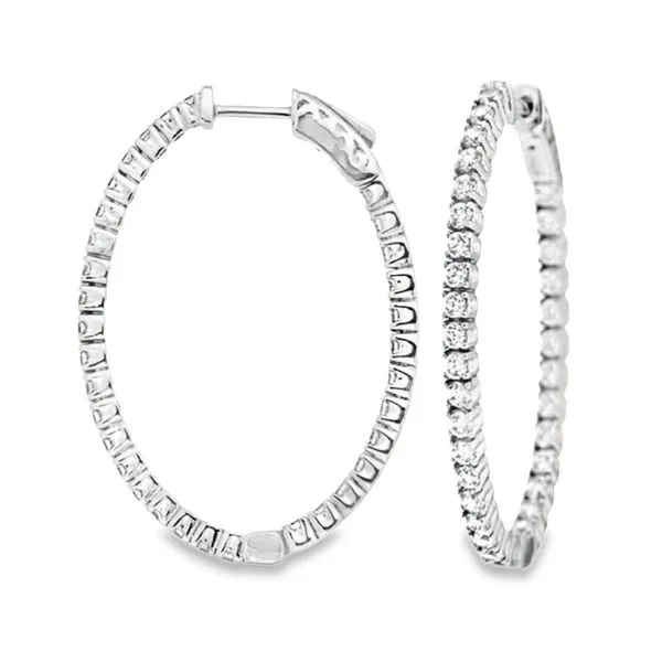 Diamond Hoop Mollys Jewelers Brooklyn, NY