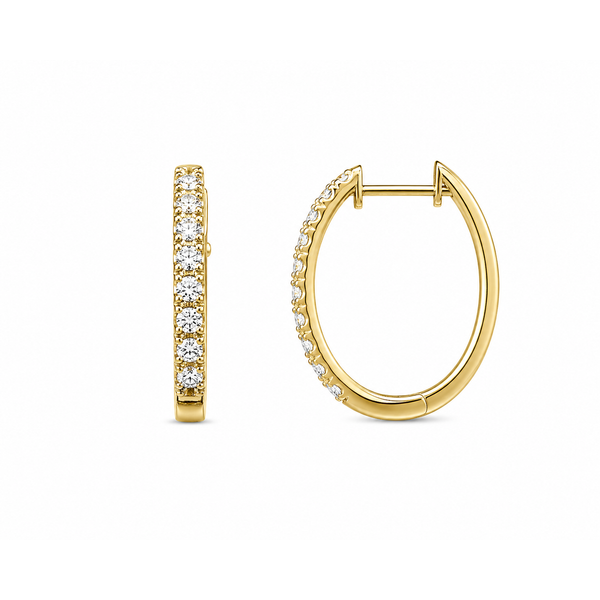 Diamond Hoop Mollys Jewelers Brooklyn, NY