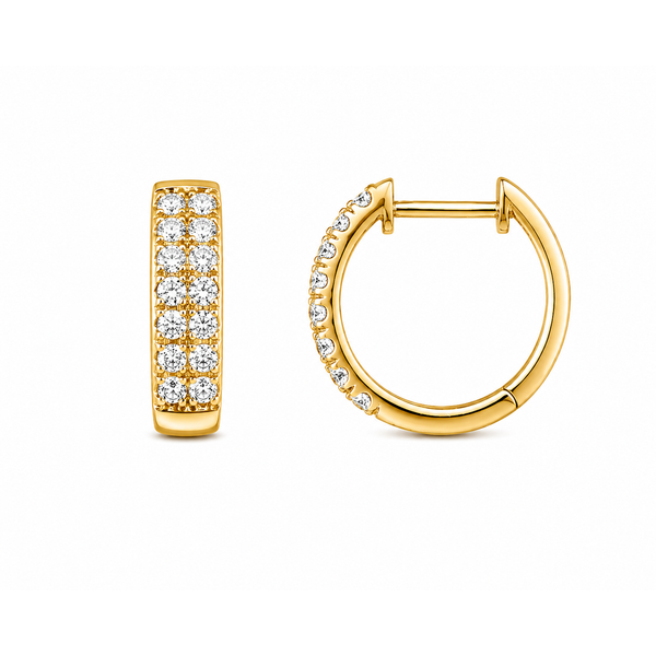 Diamond Hoop Mollys Jewelers Brooklyn, NY