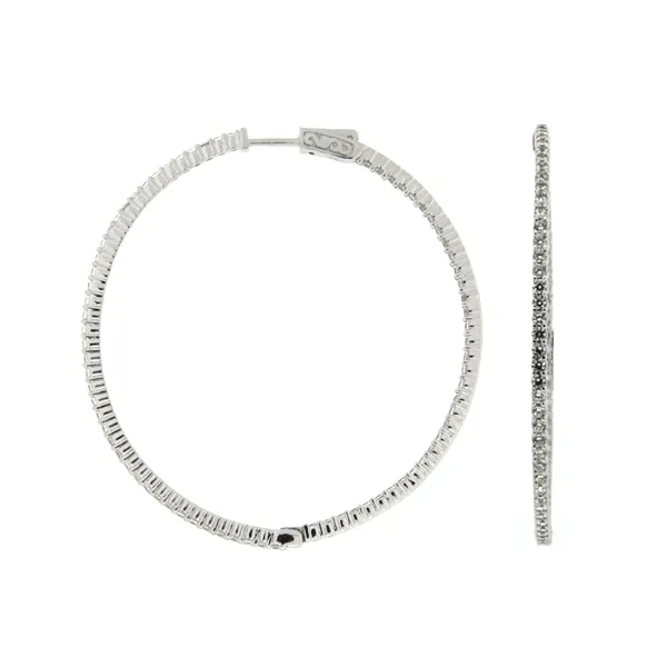 Diamond Hoop Mollys Jewelers Brooklyn, NY