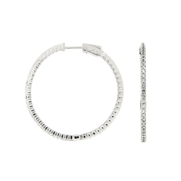 Diamond Hoop Mollys Jewelers Brooklyn, NY