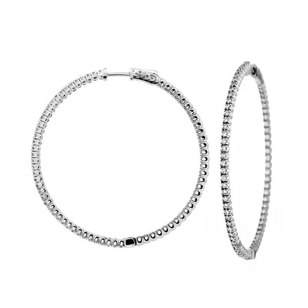 Diamond Hoop Mollys Jewelers Brooklyn, NY