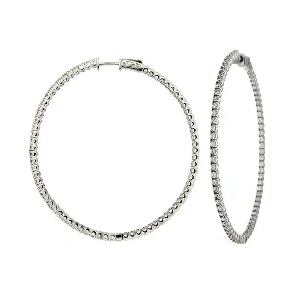 Diamond Hoop Mollys Jewelers Brooklyn, NY