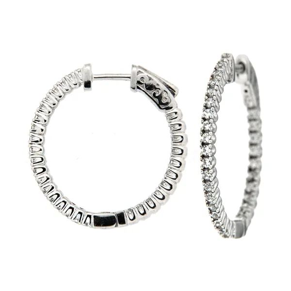 Diamond Hoop Mollys Jewelers Brooklyn, NY