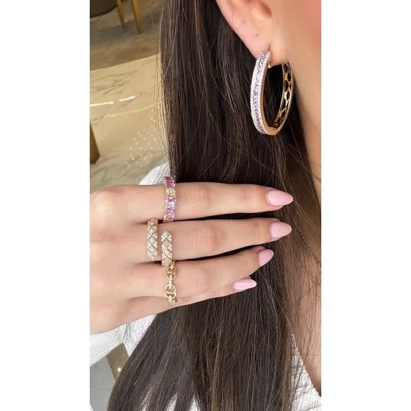 Diamond Hoop Mollys Jewelers Brooklyn, NY