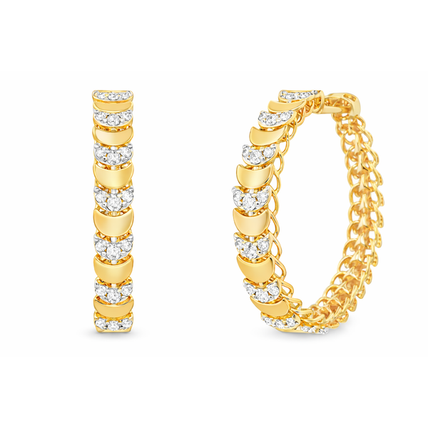 Diamond Hoop Mollys Jewelers Brooklyn, NY