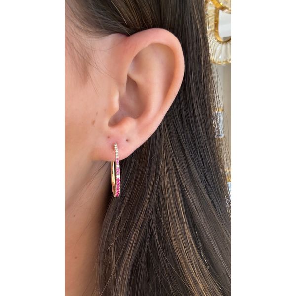 Diamond Hoop Mollys Jewelers Brooklyn, NY