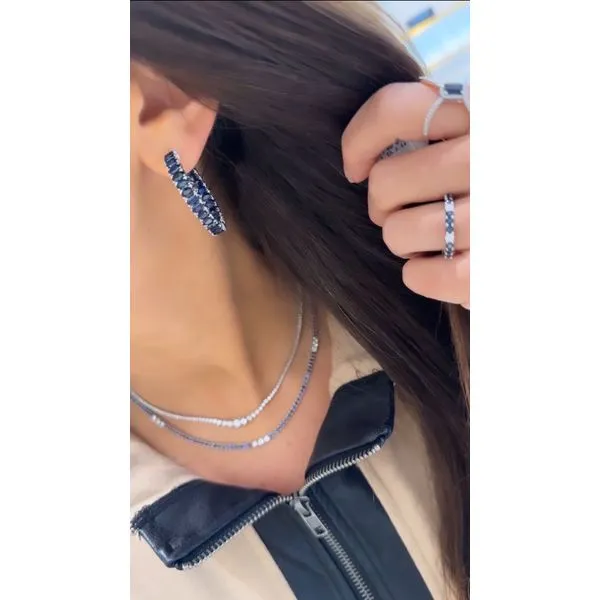 Diamond Hoop Mollys Jewelers Brooklyn, NY