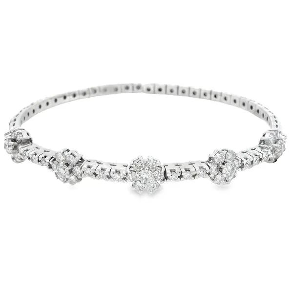 Elegant Diamond Bangle Mollys Jewelers Brooklyn, NY