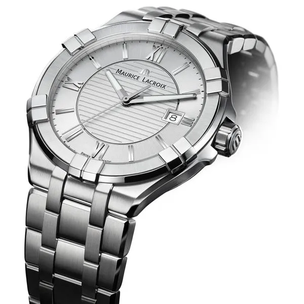 Maurice Lacroix Watch AIKON Date 42mm AI1008-SS002-131-1 Image 2 Mollys Jewelers Brooklyn, NY